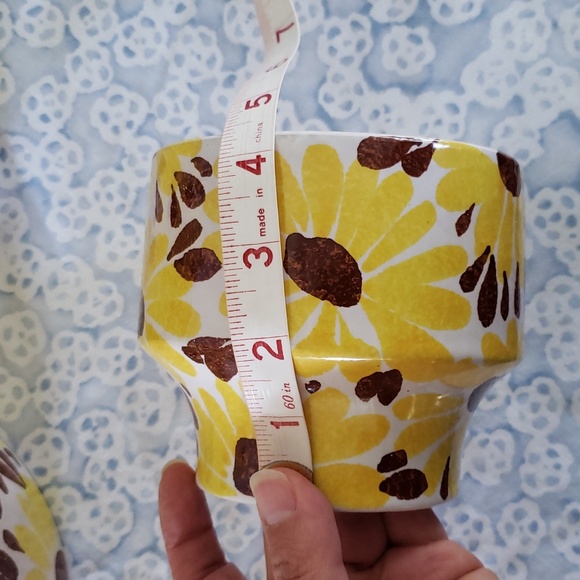 Vintage Sunflower Jars 3 pc Canister Set (Part 1) - Picture 15 of 17